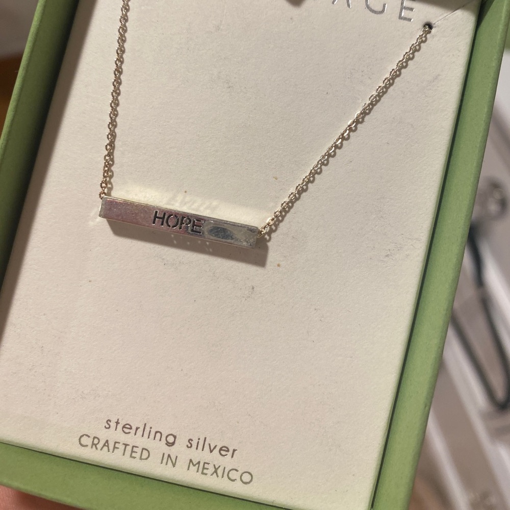 Silver necklace